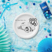 Route 66紙プレート ペーパープレート (パーティー)