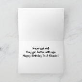 ROUTE 66誕生日**TRUEクラシック** カード (内部)