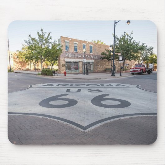 Route 66,ウィンスローアリゾナ マウスパッド (正面)