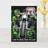 ROUTE-66 カード (黄色い花)