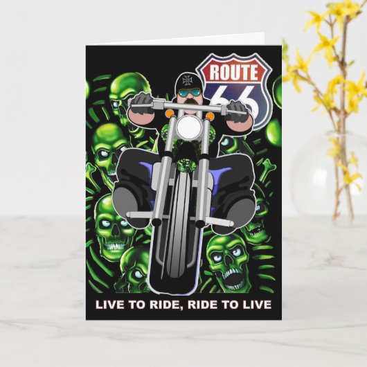 ROUTE-66 カード (黄色い花)