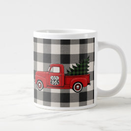 Route 66 クリスマスの朝のあったかファームハウスチョコレート ジャンボコーヒーマグカップ