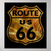 Route 66 ポスター (正面)