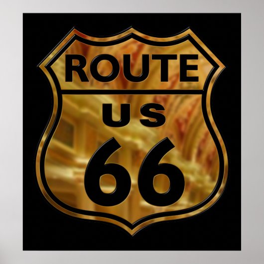 Route 66 ポスター (正面)