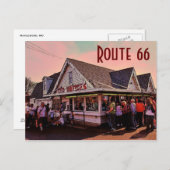 Route 66（ミズーリ）ポストカード ポストカード (正面/裏面)