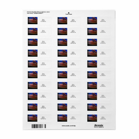 「ROUTE 66」住所 シール (フルシート)