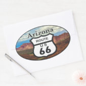 Route 66 楕円形シール (封筒)