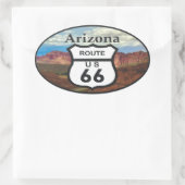 Route 66 楕円形シール (バッグ)