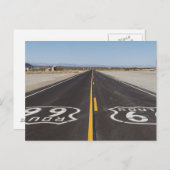 Route 66, Amboy （カリフォルニア州，アメリカ） ポストカード (正面/裏面)