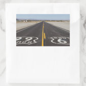 Route 66, Amboy （カリフォルニア州，アメリカ） 長方形シール (バッグ)