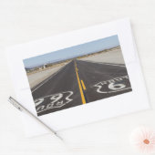 Route 66, Amboy （カリフォルニア州，アメリカ） 長方形シール (封筒)