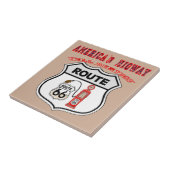 route 66 america higway gifts タイル (側面)