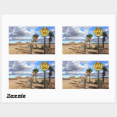 Route 66 Aufkleber 長方形シール (シート)