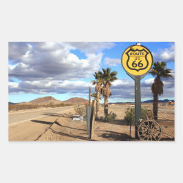 Route 66 Aufkleber 長方形シール