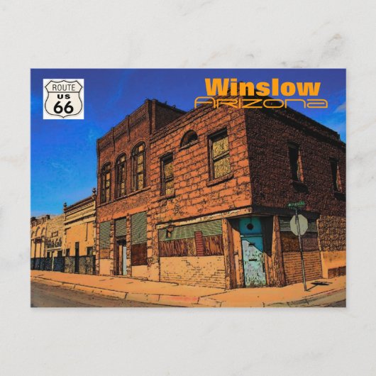 Route 66 (AZ)ポストカード ポストカード (正面)
