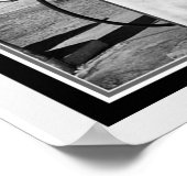 Route 66 B&W Gas Pump Photo 12 x 16 ポスター (角)