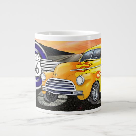 Route 66 BIG MUG - SRF ジャンボコーヒーマグカップ (正面)