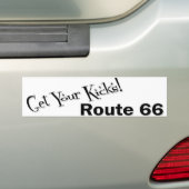 Route 66 Bumperステッカー バンパーステッカー (車上)
