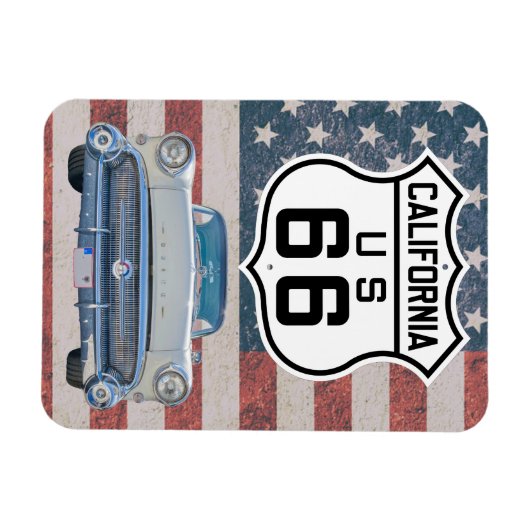 Route 66 California Magnet マグネット (横)