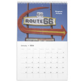 Route 66 - Celebrating 100 Years 1926 - 2026 カレンダー (1月 2026)