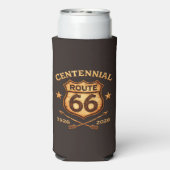 Route 66 Centennial 100 Year Shield スリム缶クーラー (Seltzer裏面)
