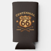 Route 66 Centennial 100 Year Shield スリム缶クーラー (裏面)