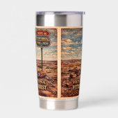 Route 66 Centennial Arizona Desert 保温保冷タンブラー (左面)