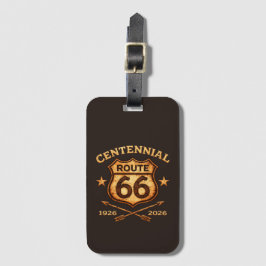 Route 66 Centennial Commemorative Leather Style ラゲッジタグ