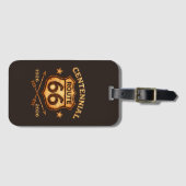 Route 66 Centennial Commemorative Leather Style ラゲッジタグ (正面横)