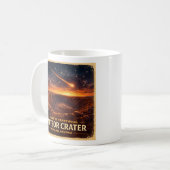 Route 66 Centennial Meteor Crater Atmosphere コーヒーマグカップ (正面左)