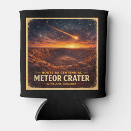 Route 66 Centennial Meteor Crater Retro 缶クーラー