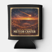 Route 66 Centennial Meteor Crater Retro 缶クーラー (裏面)