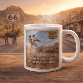Route 66 Centennial Oatman Donkey Artwork ジャンボコーヒーマグカップ