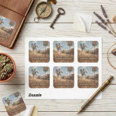 Route 66 Centennial Oatman Donkey Design スクエアシール