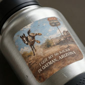 Route 66 Centennial Oatman Donkey Design スクエアシール