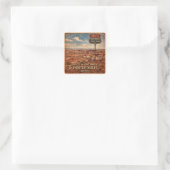 Route 66 Centennial Painted Desert Decal スクエアシール (バッグ)