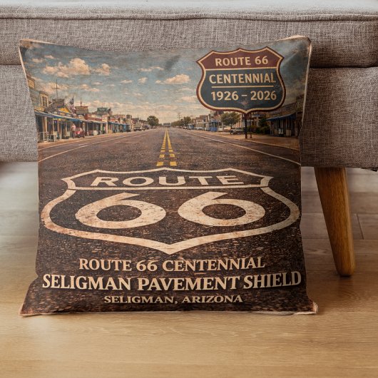 Route 66 Centennial Seligman Pavement Comfort クッション