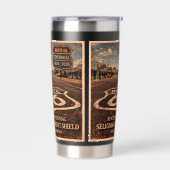 Route 66 Centennial Seligman Pavement Zenith   保温保冷タンブラー (左面)