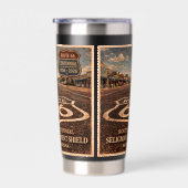 Route 66 Centennial Seligman Pavement Zenith   保温保冷タンブラー (右面)