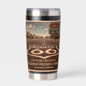 Route 66 Centennial Seligman Pavement Zenith   保温保冷タンブラー (背面)