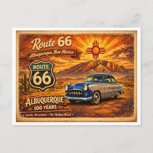Route 66 Centennial Series – (1 of 6) ポストカード (正面)