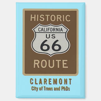 Route 66 Claremont Fridge Magnet マグネット
