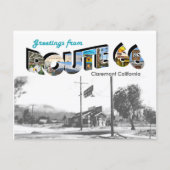 Route 66 Claremont Postcard ポストカード (正面)