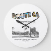 Route 66 Clock ラージ壁時計 (正面)