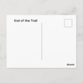 Route 66 End of the Trail ポストカード (裏面)