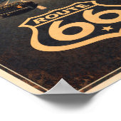 Route 66 Fill Up & Go Litho ポスター (角)