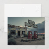 Route 66 gas station ポストカード (正面/裏面)