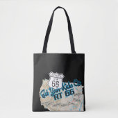 route 66 get your kicks tote トートバッグ (正面)