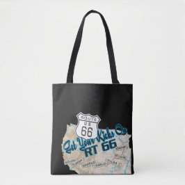 route 66 get your kicks tote トートバッグ