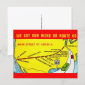  Route 66 - Got our Kicks Postcard ポストカード (正面/裏面)